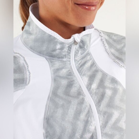 NEW Lululemon Nothin' But Run Jacket blazer full zip lightweight active 10 white - Picture 3 of 8